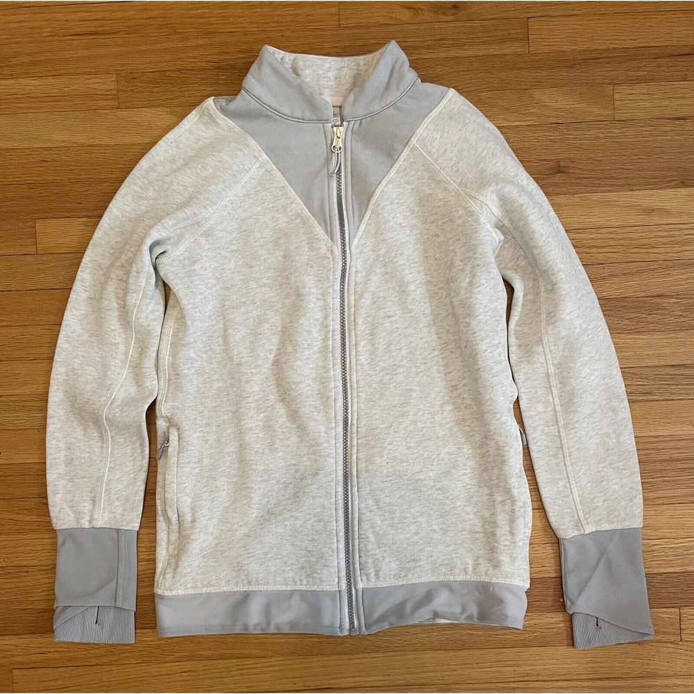 Ivivva by Lululemon Jacket Girls 12 Sway Into The Day Heathered Gray EUC